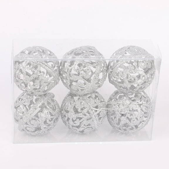 Bdday Christmas Ball Ornaments 6cm Christmas Tree Bauble Hanging Home Party Ornament Decor Christmas Decorations for Bedroom