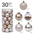 thumbnail image 1 of Bdday Clear Plastic Ornament Balls 30pcs Christmas Tree Ornament Pendant Party Supplies Tree Hanging Plastic Christmas Gifts, 1 of 1
