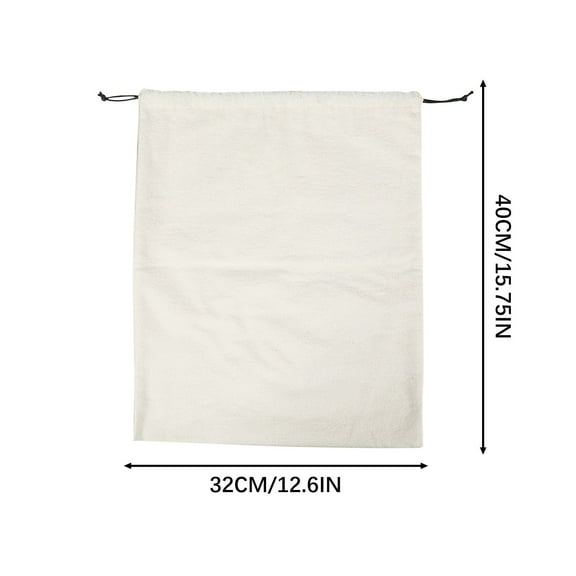 Bdday Closet Organizers and Storage Pure Cotton Flannel Bag, Bag, Small Leather Bag, Storage Bag, Travel Clothes, Clothing, Underwear, Drawstring, and Buckle Bag Storage Bags for Clothes