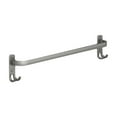 thumbnail image 1 of Bdday Closet Storage Gray Towel Rack without Punching Storage Rack for Storage Bathroom Hanging Rack Wall Mounted Bathroom Towel Hanging Rod Single Pole Hook 2-In-1 Door Hanger, 1 of 6