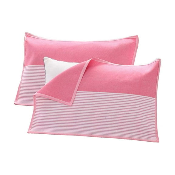 Bdday Coarse Cloth Pillowcase Towel Single Padded Four Seasons Pillowcase Wrap Pillowcase Towel Absorbs Sweat and Breathes. Office Supplies