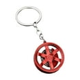 thumbnail image 1 of Bdday Coffee Table Decor Male and Female Small Gift Pendants Car Keychain Alloy Car Wheel Keychain Tire Rim Keychain Car Parts Model Key Chains Car Keyring Pendant, 1 of 4