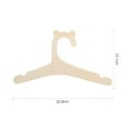 thumbnail image 1 of Bdday Corner Storage Wooden Hangers for Children 9-Inch Wooden Hangers for Clothes and Pants Wooden Hangers for Babies and Children Door Hanger, 1 of 5