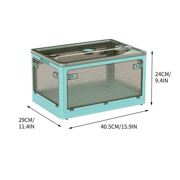 Bdday Desk Storage Five Door Book Storage Box Foldable for Storing Books Student Clothing Plastic Transparent Storage Sorting Box Home Storage