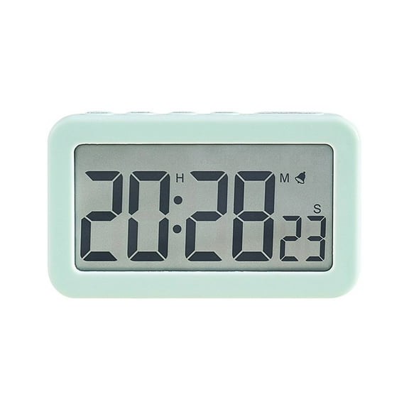 Bdday Digital Electronic Clock LED Display Electronic Clock Stereo Digital Display Snooze Alarm Clock 12/24H Switching Countdown Time