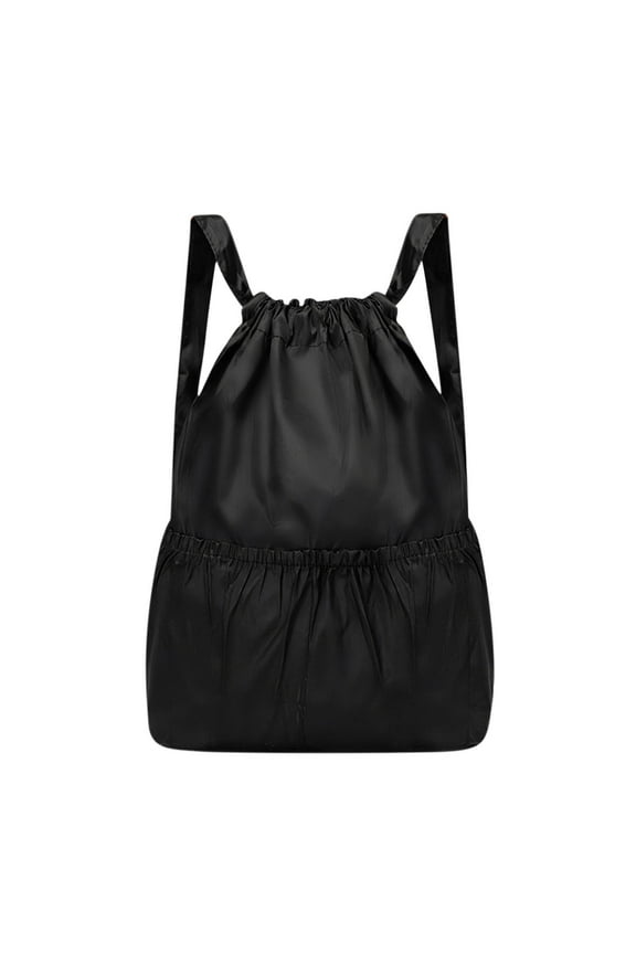 Drawstring Sports Backpack Lightweight Gym Yoga Sackpack Shoulder Rucksack Casual Outdoor Daypack for Women and Men