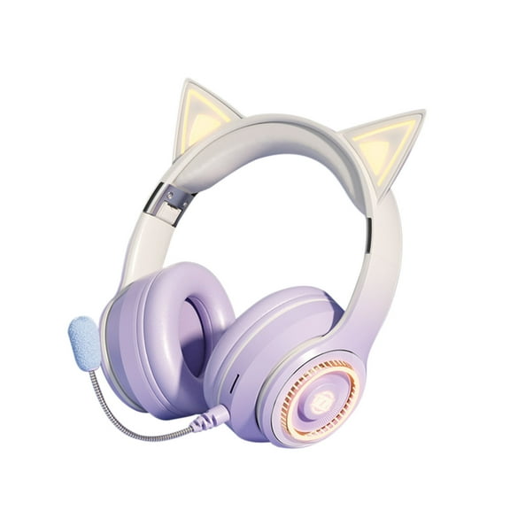 Bdday Ear Headphones Bluetooth Headphones For Kids Learning With Microphone Foldable And Comfortable Suitable For Girls Boys Teenagers Adults Four Gradient Colors