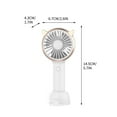 thumbnail image 1 of Bdday Fans for Bedroom 2024 Fan Cute Handheld Small Fan Mini Portable Usb Rechargeable Student Dormitory Fans for Kids, 1 of 3