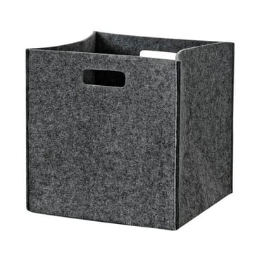Bdday Felt Foldable Storage Cube Bin Nursery Cubby Storage Bin Cubes for Cube Organizer, Closet Organizers and Storage Toy Bin, Rope Baskets Bins for Toy’S Storage