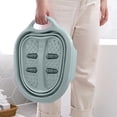 thumbnail image 1 of Bdday Foldable Foot Bath with Acupressure Points, Sturdy & Easy To Store Multi-Use Foldable Bucket for Soaking Feet, Great for Relaxation and Pain Relief, 1 of 3