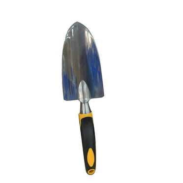 Bdday Garden Shovel Hand Tool Stainless Steel Small Garden Shovel for Digging Planting Rust Proof Hand Shovel with Soft Rubber Handle Measuring Depth Mark
