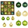 thumbnail image 1 of Bdday Glass Christmas Ornaments 44Pcs Colorful Christmas Hanging Balls - Christmas Proof Ornaments for Party Christmas Tree Supplies Christmas Decorations Indoor, 1 of 6