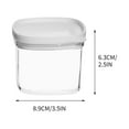thumbnail image 1 of Bdday Glass Jar with Lid Airtight Glass Storage Container for Food, Flour, Pasta, Coffee, Candy, Dog Treats, Snacks & More Glass Organization Canisters, 1 of 3