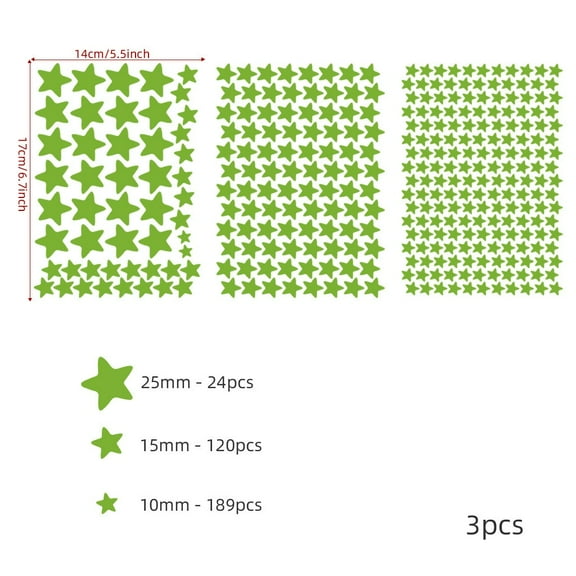 Bdday Glow In The Dark Stars Decals Decor for Ceiling, Starry Sky Shining Decoration Perfect for Kids Bedroom Bedding Room Gifts