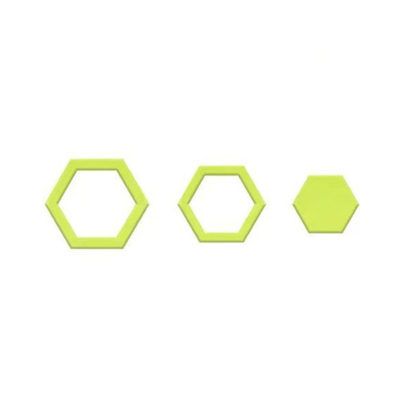 Bdday Gorgeous Hexagons Quilt Sewing Template