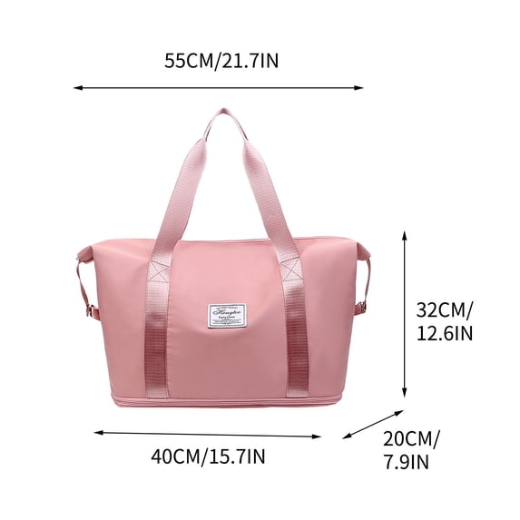 Bdday Gym Bag for Women Small Travel Duffle Bag with Shoe Compartment, Waterproof Sports Carry On Bag with Yoga Mat Trolley Sleeve, Tote Bags