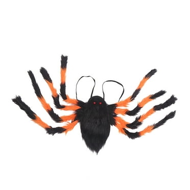 Bdday Halloween Spider Backpack Costume Colorful Spider Costume with Strap and Pocket Spider Web Decoration