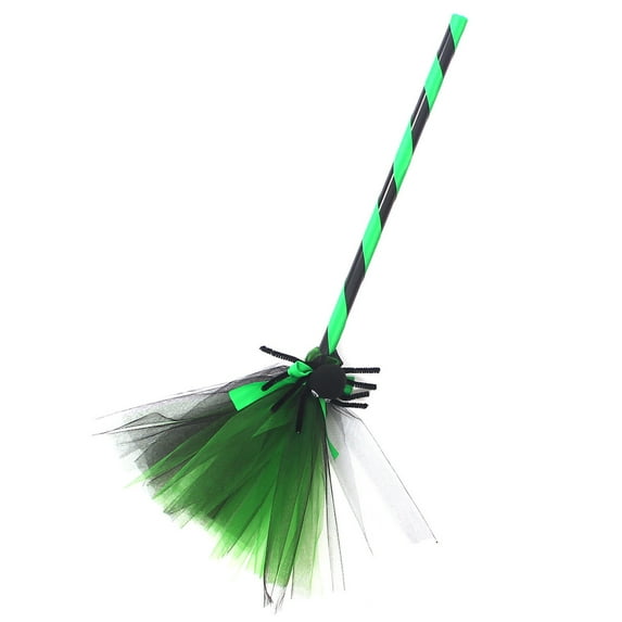 Bdday Halloween Witches Broom Halloween Costume Broomstick Props Dress Up Party