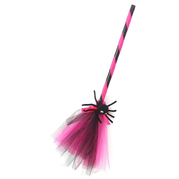 Bdday Halloween Witches Broom Halloween Costume Broomstick Props Dress Up Party