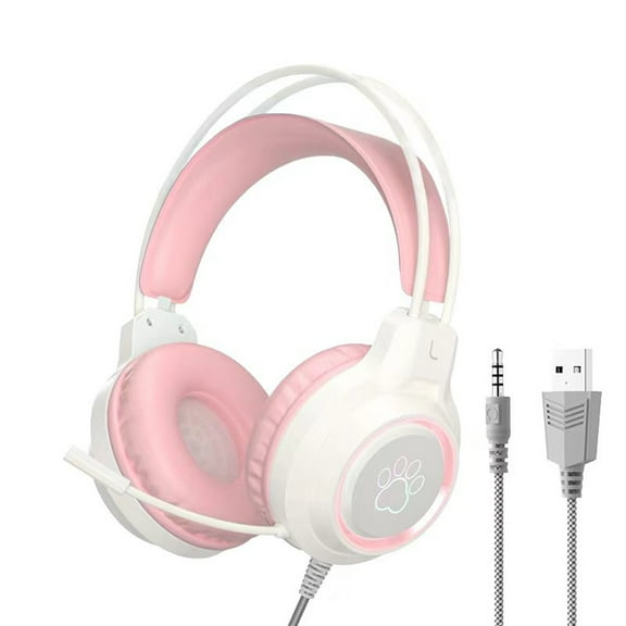 Bdday Headset Wired Headset Students Children Study Back Music Gaming Headset Boys Girls Gift Fashionable