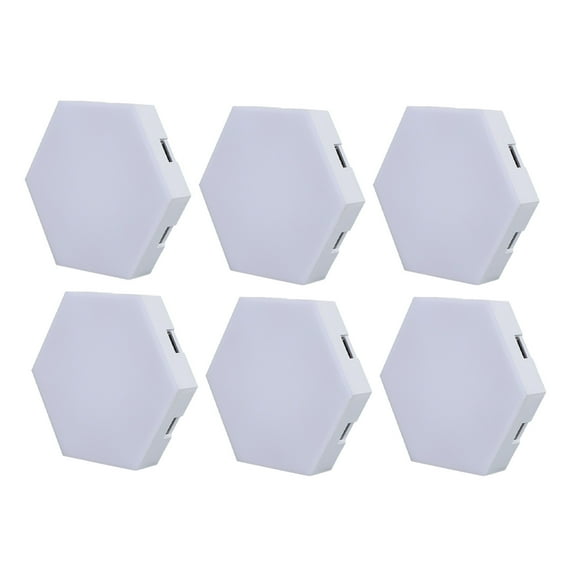 Bdday Hexagon Lights, Hexagon Led Gaming Lights Panels with Smart App Remote Control & Music Sync, Infinitely Splicing Cool Rgb Wall Lights Hexagon for Living Room, Bedroom,Gaming Room