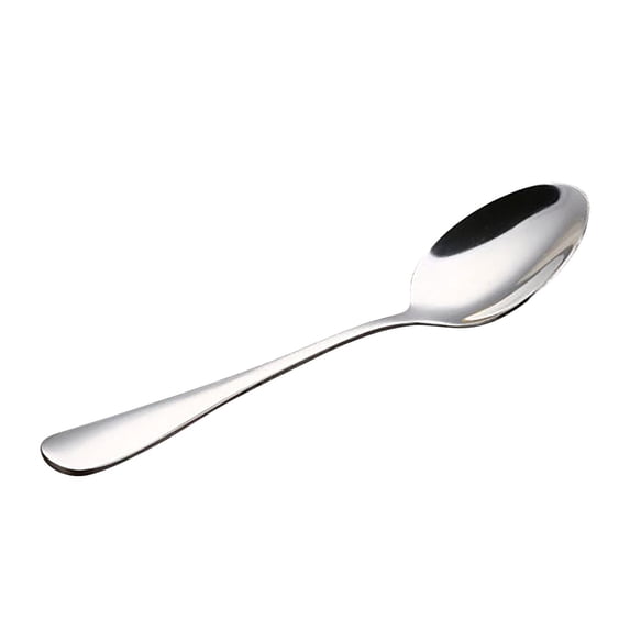Bdday Ice Cream Spoons 1010 Handle Tableware Stainless Steel Spoon Coffee Spoon Fruit fork Hotel Supplies Round Spoon Dining Spoon Children's Spoon Rice Spoon