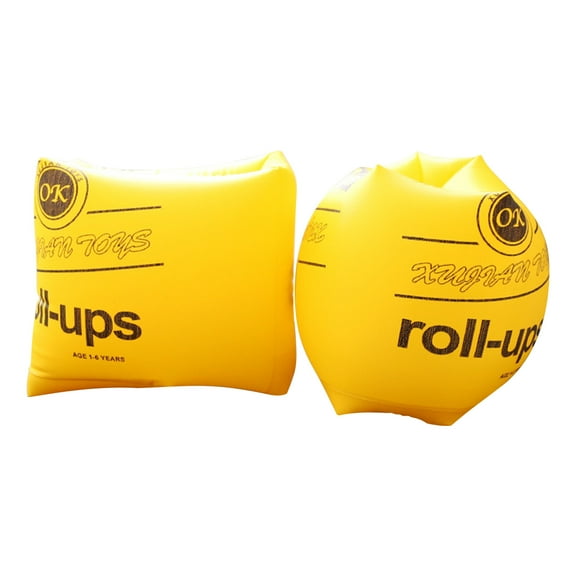 Bdday Inflatable Swimming Thickened PVC Sleeve with Floating Loop and Double-layer Arm Loop