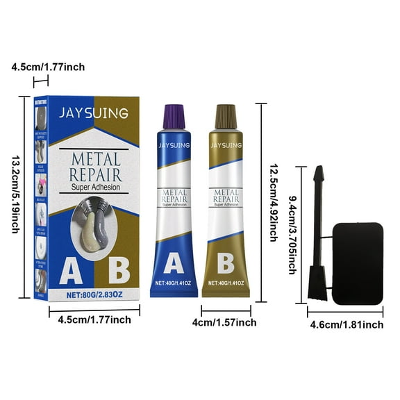 Bdday Iron Sealant Casting Worker Adhesive Adhesive Repair Agent Leak Repair Tool Water Proof and Leak Sealing Metal Adhesive Glue