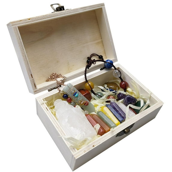 Bdday Kitchen Decor Energy Natural Healing Crystal Decor Crystal Box Set for Meditation Or Home Decor Wall Decor Dorm