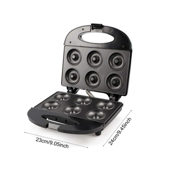 Bdday Kitchen Small Appliances Home Breakfast Doughnut Machine Fully Automatic Mini Double Sided Heating Electric Cake Bell Light Food Machine Home & Kitchen