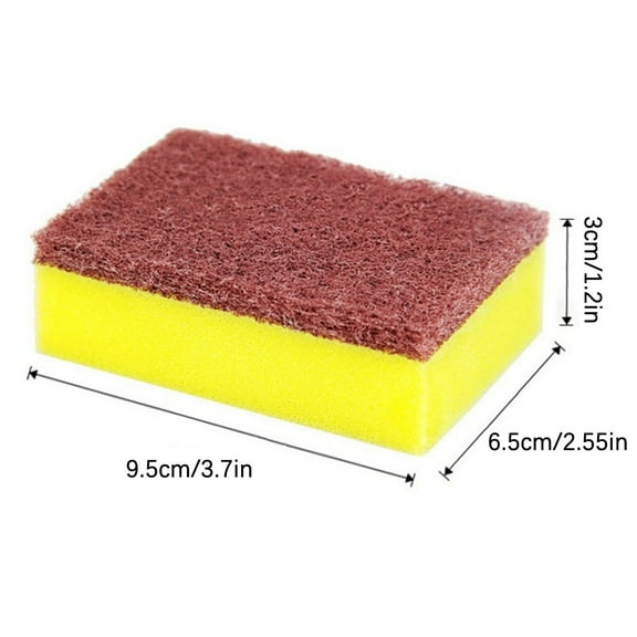 Bdday Kitchen Towels Nylon Emery Sponge for Kitchen Cleaning, Dishwashing, Sponge Cleaning, Dishwashing, Dishwashing, Dishwashing, Pot Washing, Dishwashing 1/5/10/20pc Hand Towels for Bathroom