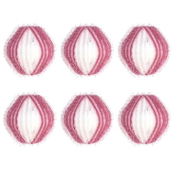 Bdday Laundry Detergent 6pc Hair Lint Fluff Grabbing Laundry for Washing Machine Wash Ball Cleaning Pet Hair Remover for Laundry