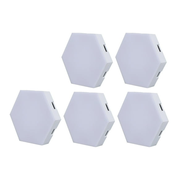 Bdday Led Hexagon Lights, Smart Led Gaming Lights with Music Sync, Light for Gaming Rooms, Living Room, Bedroom