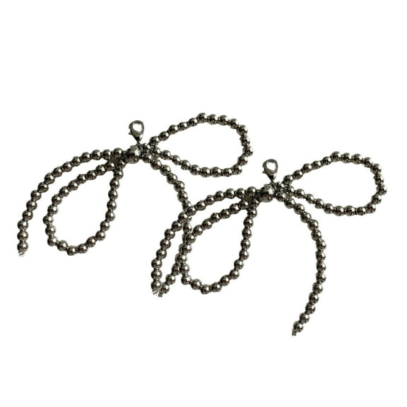 Bdday Living Room Decor and Accessories Pearl Ribbon Shoe Decoration Elegant Buckle Pearl Bead Chain Ladies Diy Shoe Lace 2pc