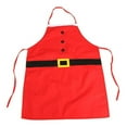 thumbnail image 1 of Bdday Merry Christmas Flannel Women Apron Kitchen Restaurant Cooking Bib Aprons, 1 of 4