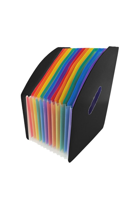 Messenger Bag for Men A4 Accordion Bag 13 Compartments Multi-Layer File Bag Accordion Folder Test Paper Storage Data Book Womens Purses and Handbags