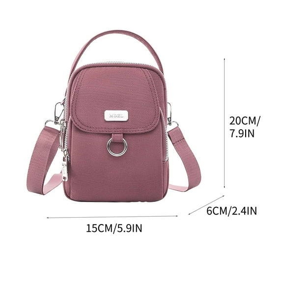 Bdday Messenger Bag Water-Proof Women Crossbody Bag, Multi Compartment Mobile Phone Bag Women Messenger Bag Casual Oxford Cloth Women Bag Shoulder Travel Bags for Women