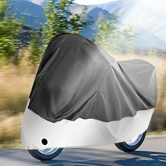 Bdday Motorcycle Cover 190T Thick Electric Scooter -border Rainproof Sunscreen Coated Cloth Motorcycle Clothes Black Motorcycle Clothes