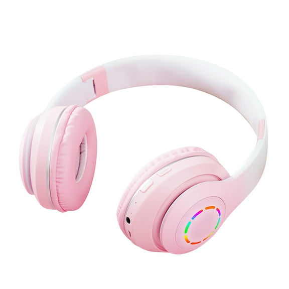 Bdday New Headset LED Light-emitting Plug Bluetooth Color Gradient Wireless Bluetooth Headset Mobile Phones