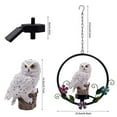 thumbnail image 1 of Bdday Night Light Uonlytech Outdoor Hanging Light Hanging Solar Lamp Lanterns Solar Powered Led Owl Light Garden Statue Owl Figure Exterior Solar Powered Lights Hanging Night Home Decor, 1 of 8