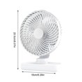 thumbnail image 1 of Bdday Outdoor Fans for Patios Beat The Heat In Style with Our 4-Speed Adjustable Quiet Desktop Fan - The Trendiest Usb Fan for Office Dorm and Study Spaces Fans for Home, 1 of 3