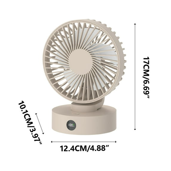 Bdday Outdoor Fans for Patios Waterproof 2024 New Desktop Fan Digital Display Usb Charging Home Office High Wind Power Long Range Portable Electric Fan Rechargeable Fans