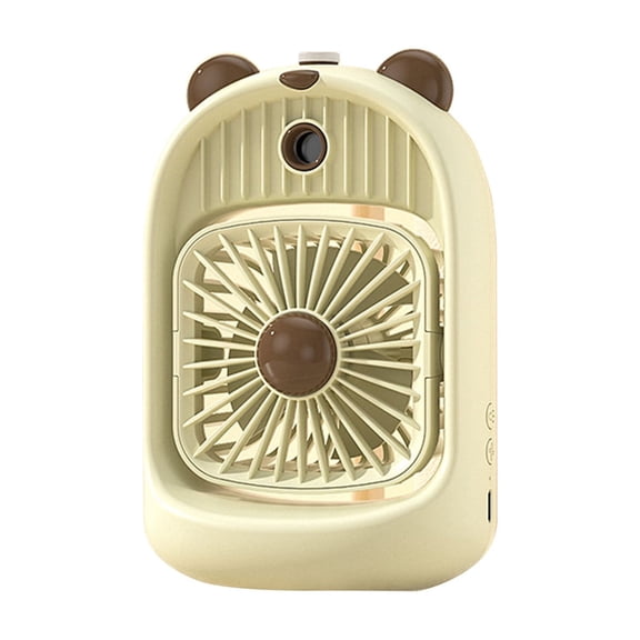 Bdday Outdoor Fans for Patios Waterproof New Spray Hydration Mini Desktop Cooler Office Usb Humidification Spray High Wind Student Fan Rechargeable Fans