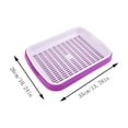 thumbnail image 1 of Bdday Plant Trays for Pots Large Double-Layer Plant Tray Vegetable Pot Sprout Vegetable Tray Plastic Sprout Tray Hole Tray Sprout Vegetable Planting Tray Seed Tray, 1 of 2