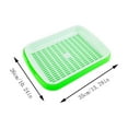 thumbnail image 1 of Bdday Planting Trays Large Double-Layer Plant Tray Vegetable Pot Sprout Vegetable Tray Plastic Sprout Tray Hole Tray Sprout Vegetable Planting Tray Seedling Starter Tray, 1 of 2