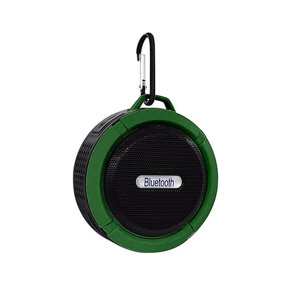 Bdday Portable Bluetooth Shower Speaker, Ip65 Waterproof Outdoor Wireless Speaker, Built-In Mic, Carabiner, Beach, Camping, Hiking, Pool, Great Gift