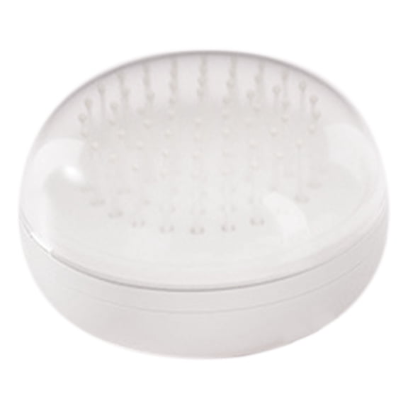 Bdday Press Cleaning Retractable Comb Portable Women Comb Mirror Integrated Multifunctional High Skull Top Comb