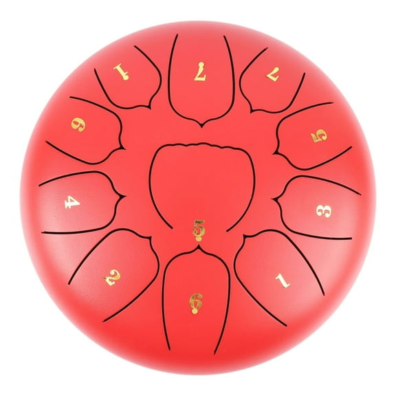 Bdday Rain Drum For Garden 10 Inch 11 Note Rain Drum Outdoor Steel Tongue Drum Children's Tongue Drum Handpan Sonodrum Glockenspiel Instrument Hand Drum