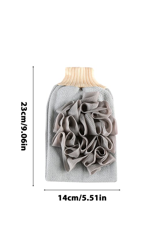 Shower Cleaner Brush Household Double-Sided Scrubbing Towel Scrubbing Gloves Bath Products Bathroom Adult Bath Flower Scrubbing Ash Scrubbing Mud Bathing Towel Body Brush