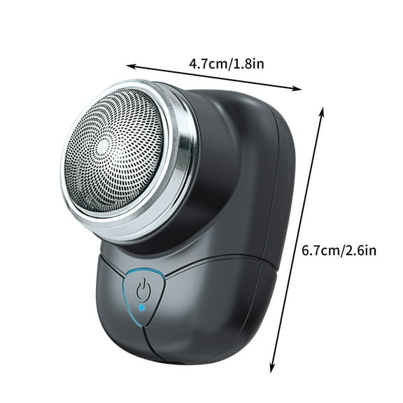 Bdday Single Head Mini Electric Shaver Portable Shaver USB Charging Car Travel Gift